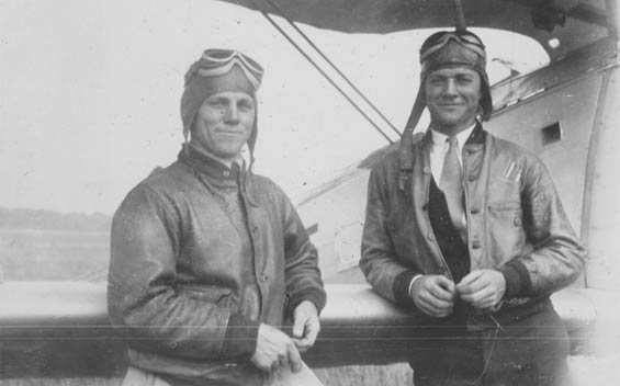 Vic Randecker & W.H. McMullen, Cleveland, OH, August-September, 1929 (Source: Barnes)